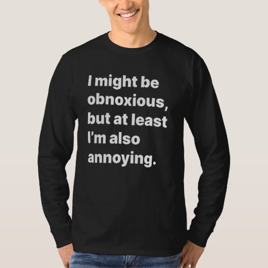 T-shirt Auto-dépréciation Introvert Overthinker Typographi (Devant)