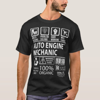 T-shirt Auto Engine Multi-Tasking Certified Job G