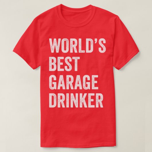 T-shirt Auto mécanicien Funny Garage Drinker Fixe s Mécan (Design devant)