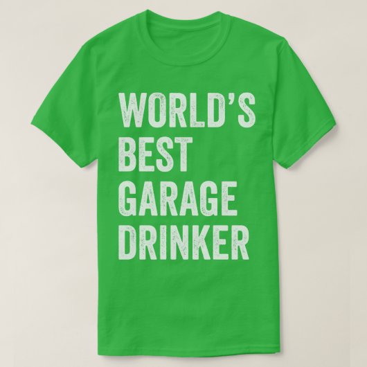 T-shirt Auto mécanicien Funny Garage Drinker Fixe s Mécan (Design devant)