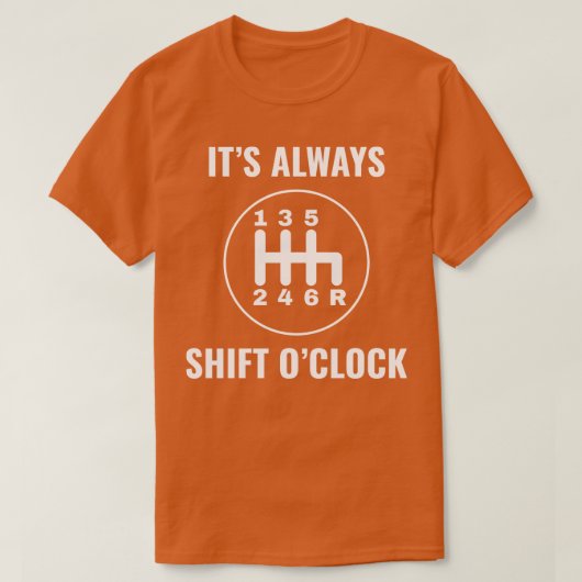 T-shirt Auto mécanicien Funny Garage manuel Shifting Racin (Design devant)