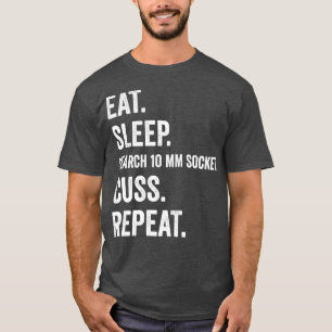 T-shirt Auto Mécanique Funny Garage Fixer les voitures Méc