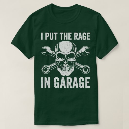 T-shirt Auto Mécanique Funny Garage Fixer s Outils mécaniq (Design devant)