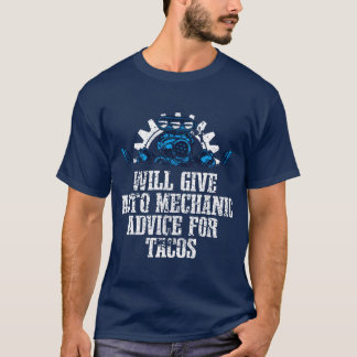 T-shirt Auto Mechanic Advice Foracos Car Mechanic Auto M f