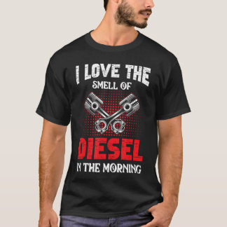 T-shirt Auto Mechanic I Lovehe Diesel Smell Mechanical vin