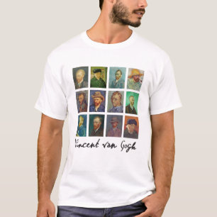 T-shirt Auto-portraits de Vincent Van Gogh Art Painter gif
