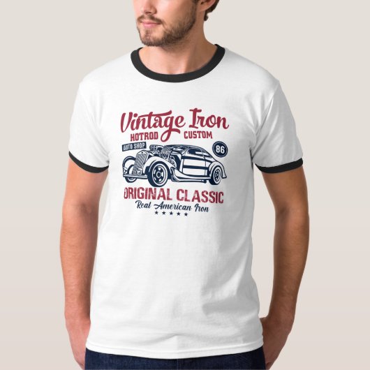 T-shirt Auto vintage (Devant)