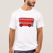 T-shirt Autobus rouge de Londres (Devant)