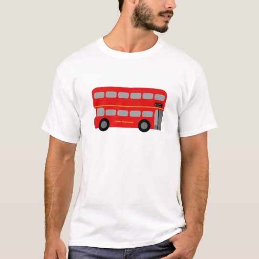 T-shirt Autobus rouge de Londres (Devant)