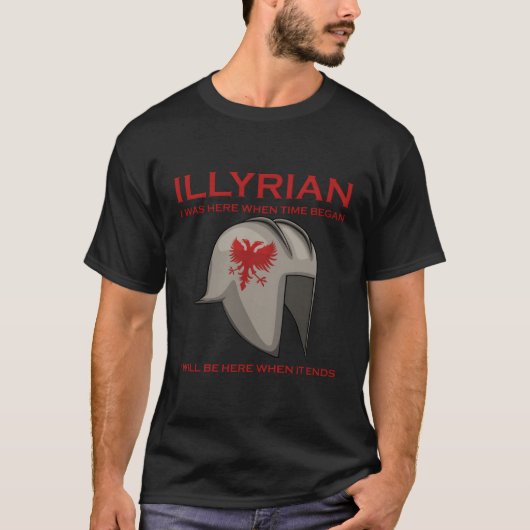 T-shirt Autochthonisme des Balkans Illyriens Kosovo Skande (Devant)
