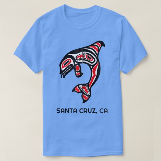 T-shirt Autochtone Américain Cruz Père Noël Californie Orc (Design devant)