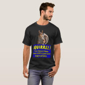 T-shirt Autocollant 2 écureuil (Devant entier)