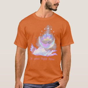T-shirt autocollant céleste laisse briller la lumière