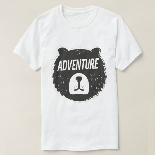 T-shirt Autocollant d'aventure (Design devant)