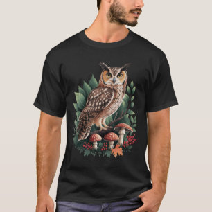 T-shirt Autocollant de champignon esthétique Cottagecore c