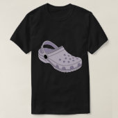 T-shirt Autocollant de chaussures Crocs Lavender Clog (Design devant)