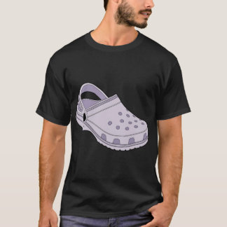 T-shirt Autocollant de chaussures Crocs Lavender Clog