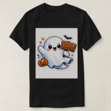 Autocollant de fantôme Halloween mignon et effraya