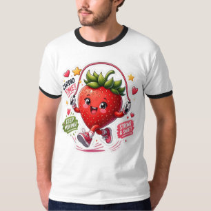 T-shirt Autocollant de fitness Corde à Sauter Kawaii Frais