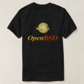 T-shirt Autocollant de logo OpenBSD (Design devant)