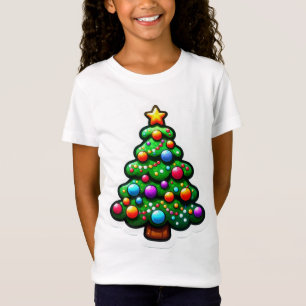 T-Shirt Autocollant de Noël cartoon brillant