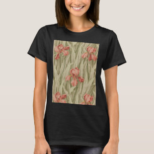T-shirt Autocollant de peinture de fleurs vintage