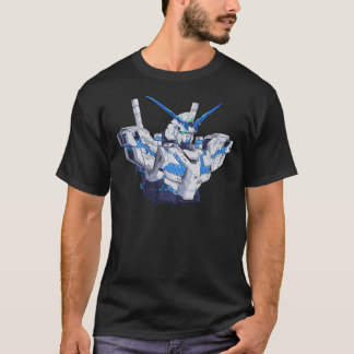 T-shirt Autocollant de perfectibilité (bleu) RX-0 Unicorn 