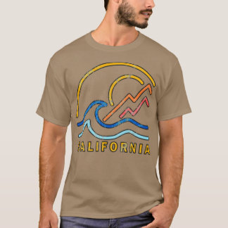 T-shirt Autocollant de Surf de Californie vintage