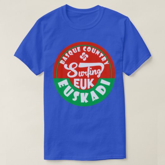 T-shirt Autocollant de Surf de pays basque Euskadi (Design devant)