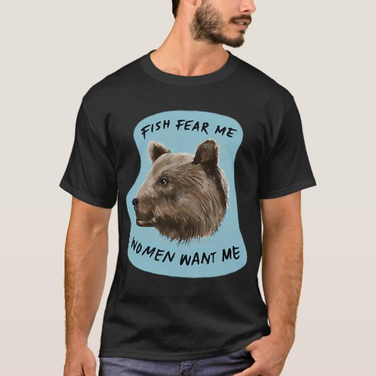 T-shirt Autocollant d'ours (Devant)