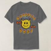T-shirt Autocollant facial Devil Retro Éffrayant Campfire  (Design devant)