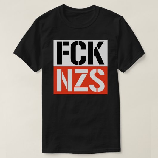 T-shirt Autocollant FCK NZS (Design devant)