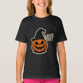 T-shirt Autocollant Halloween drôle et effrayant (Devant)