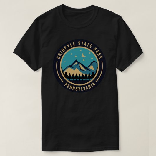 T-shirt Autocollant Ohiopyle State Park Pennsylvania (Design devant)