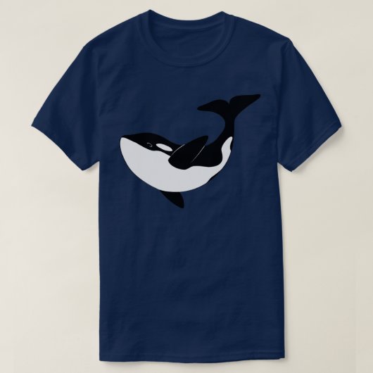 T-shirt Autocollant Orca Killer Whale (Design devant)
