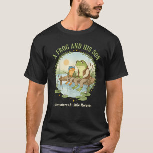 T-shirt Autocollant Papa Grenouille Drôle – Pêche de Papa