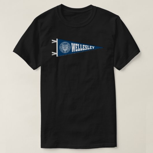 T-shirt Autocollant Wellesley Pennant (Design devant)