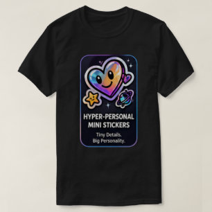 T-shirt Autocollants Mini Personnalisés Perso