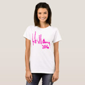 T-SHIRT AUTOGRAPHE DE "HILLARY 2016" (Devant entier)