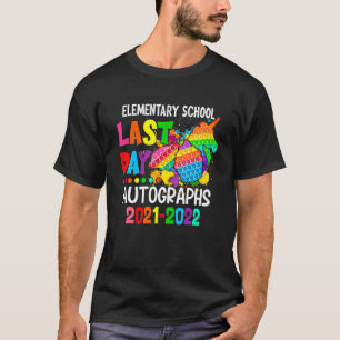 T-shirt Autographes De dernière Journée Pour Les Enfants D
