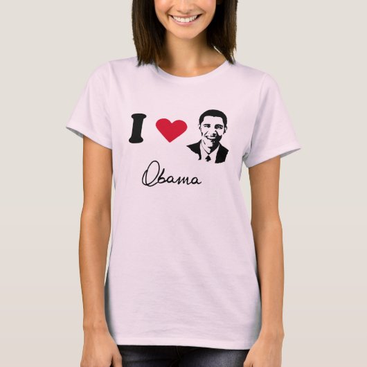 T-SHIRT AUTOGRAPHIE OBAMA (Devant)