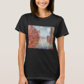 T-shirt Automne à Argenteuil par Claude Monet (Devant)