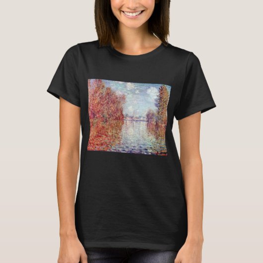 T-shirt Automne à Argenteuil par Claude Monet (Devant)