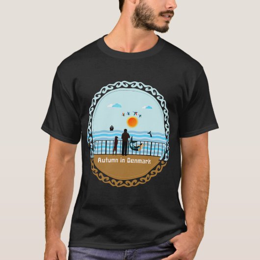 T-shirt Automne à Copenhague (Devant)