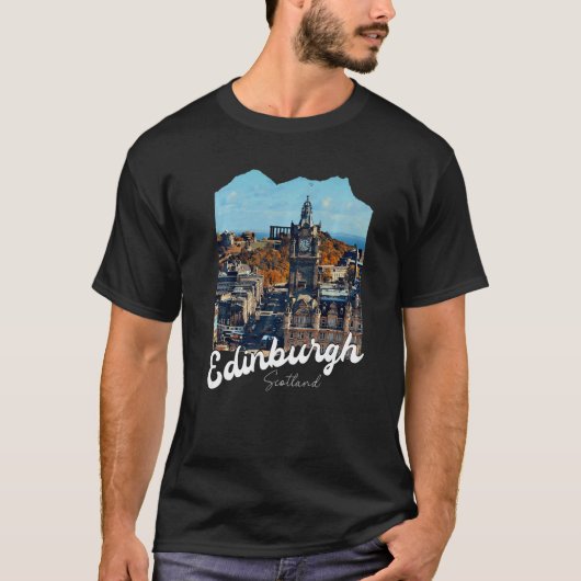 T-shirt Automne à Édimbourg Premium (Devant)