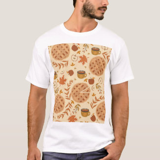 T-shirt Automne Apple Pie : Graphiques Vintages