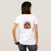 T-shirt Automne aquarelle automne nuits moisson (Dos entier)