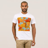 T-shirt Automne Arbres Motif Chute Foliage (Devant entier)