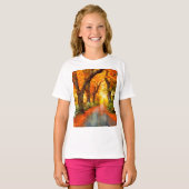 T-shirt Automne/Automne/Automne/Feuille/Nature (Devant entier)
