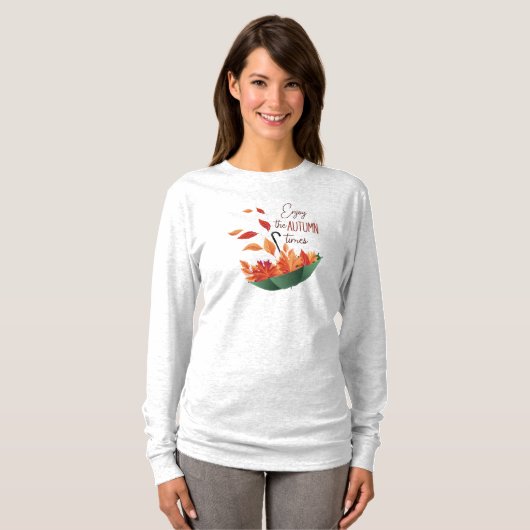 T-shirt Automne / Automne dans Umbrella (Devant entier)